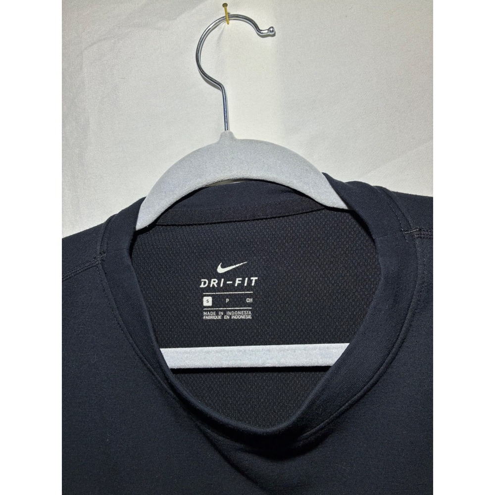 Nike Dri-FIT Just Do It Black Long Sleeve Training Top 904282-010 Mens Small - Picture 3 of 8